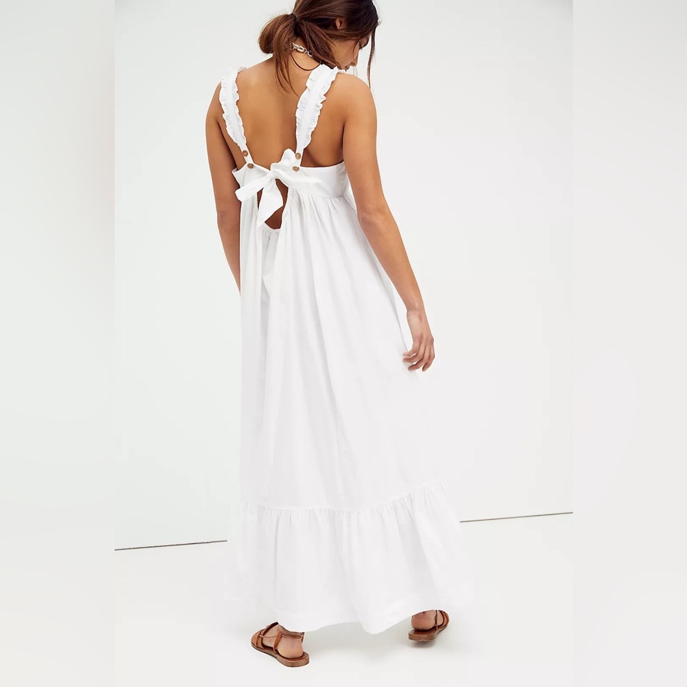 Free People Isabella White Maxi Dress